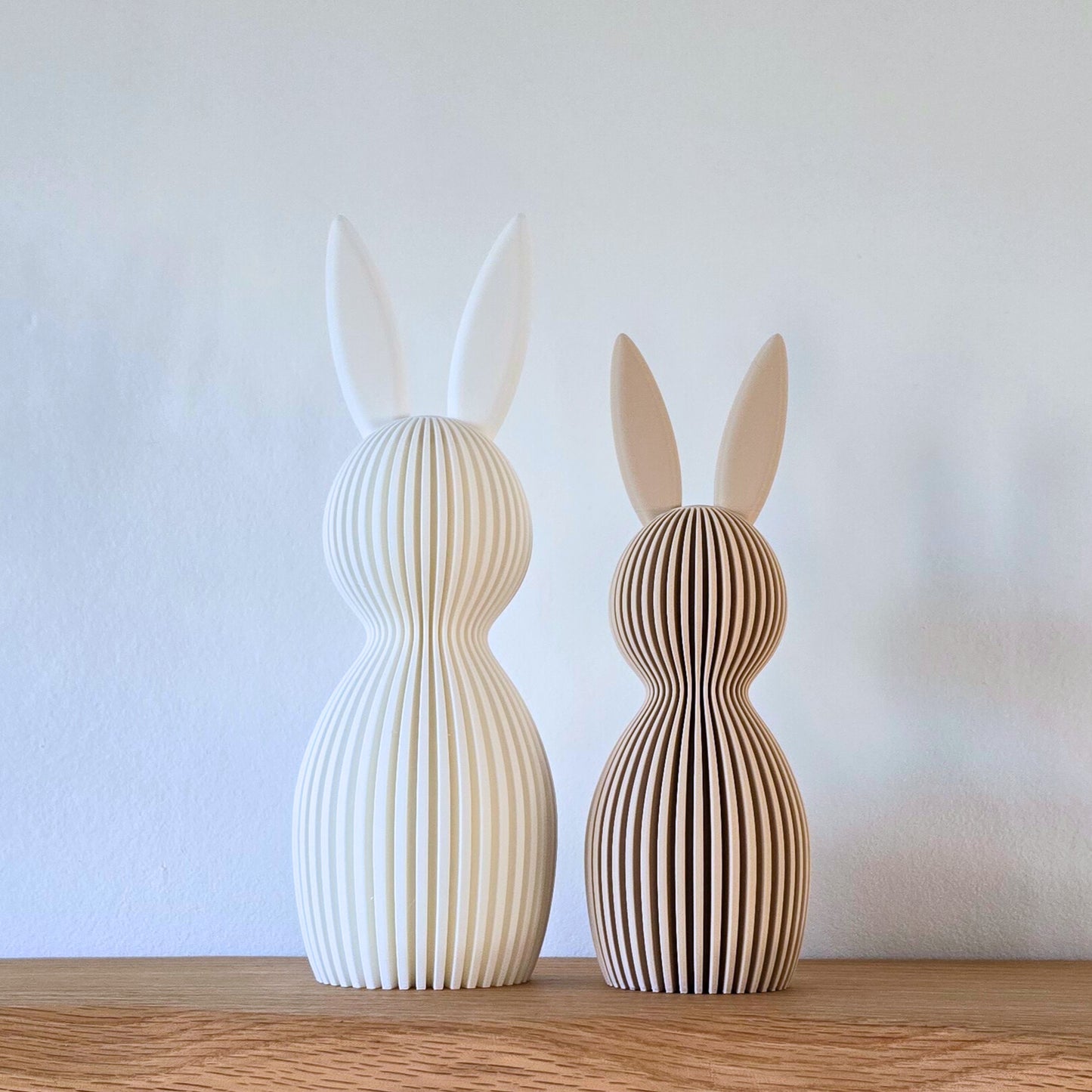 Set Paashaas met oren – minimalistische paasdecoratie