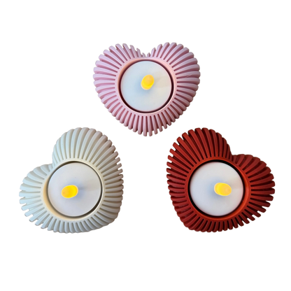 Set Hartjes LED Waxinelichthouders
