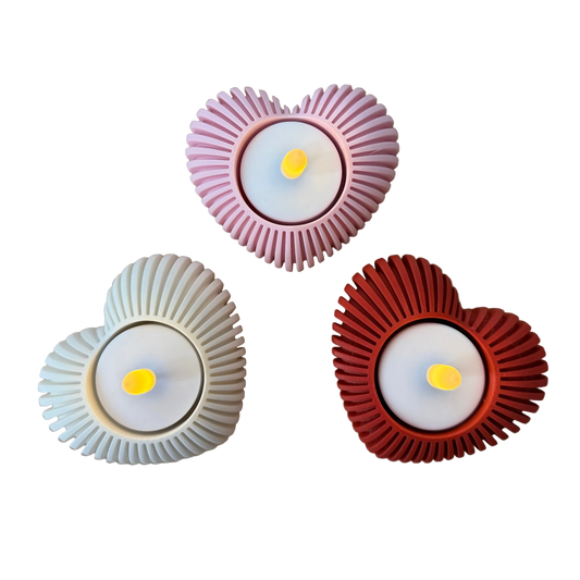 Set Hartjes LED Waxinelichthouders
