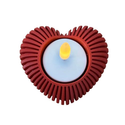Liefdevolle Hart Waxinelichthouder – Geschikt voor LED