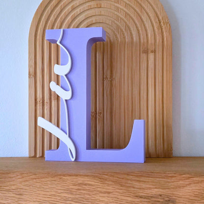 Gepersonaliseerde Letter met Naam – Uniek & Duurzaam