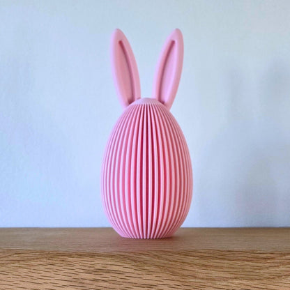 Paasei met oren – minimalistische paasdecoratie