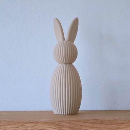 Paashaas met staart – minimalistische paasdecoratie