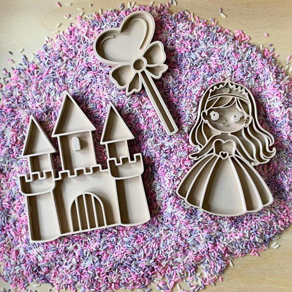 Prinsessen vulvorm set – sensorisch speelgoed