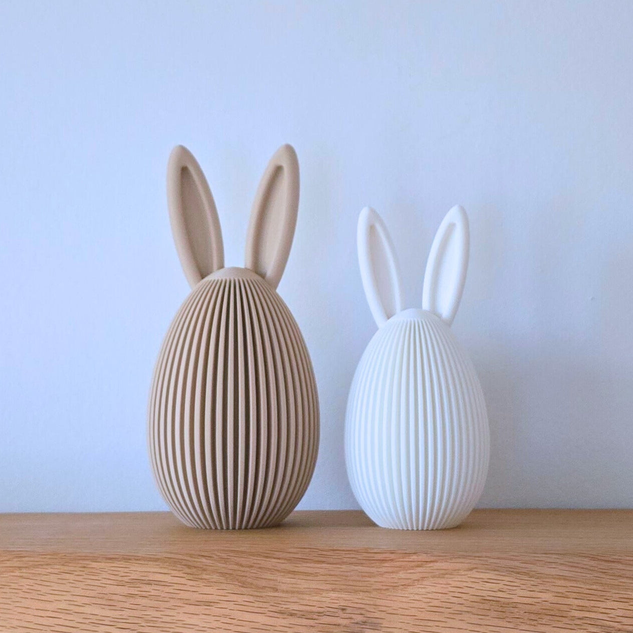 Set Paasei met Oren – Minimalistische Paasdecoratie