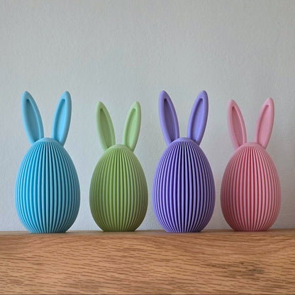 Paasei met oren – minimalistische paasdecoratie
