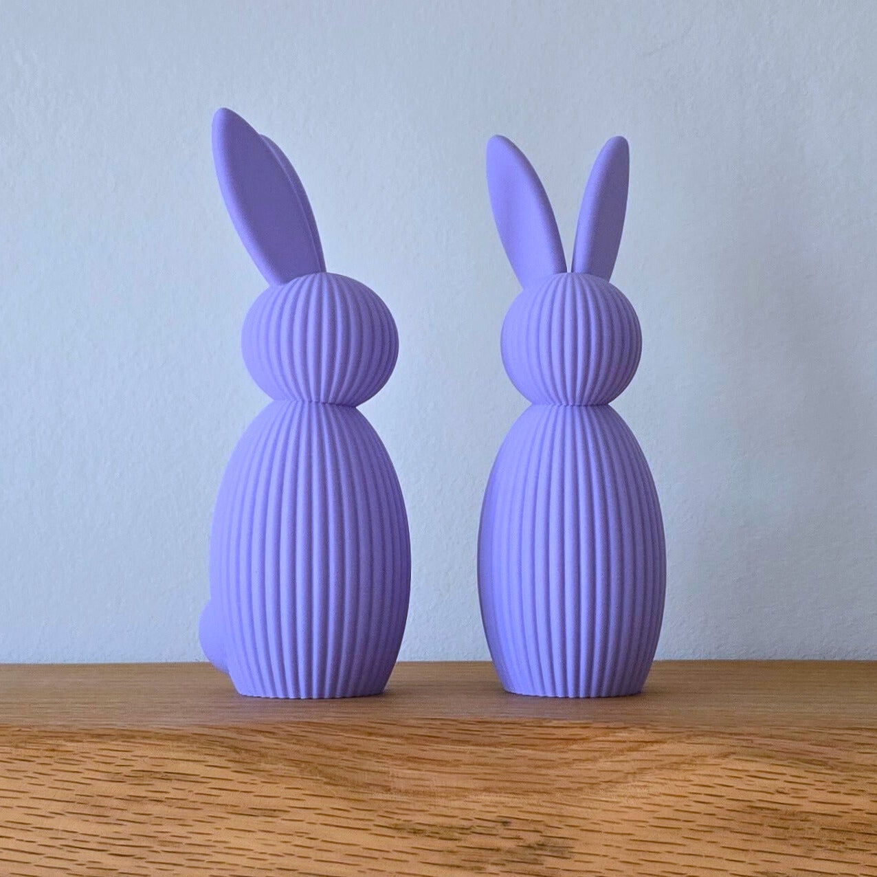 Set Paashaas met staart – minimalistische paasdecoratie