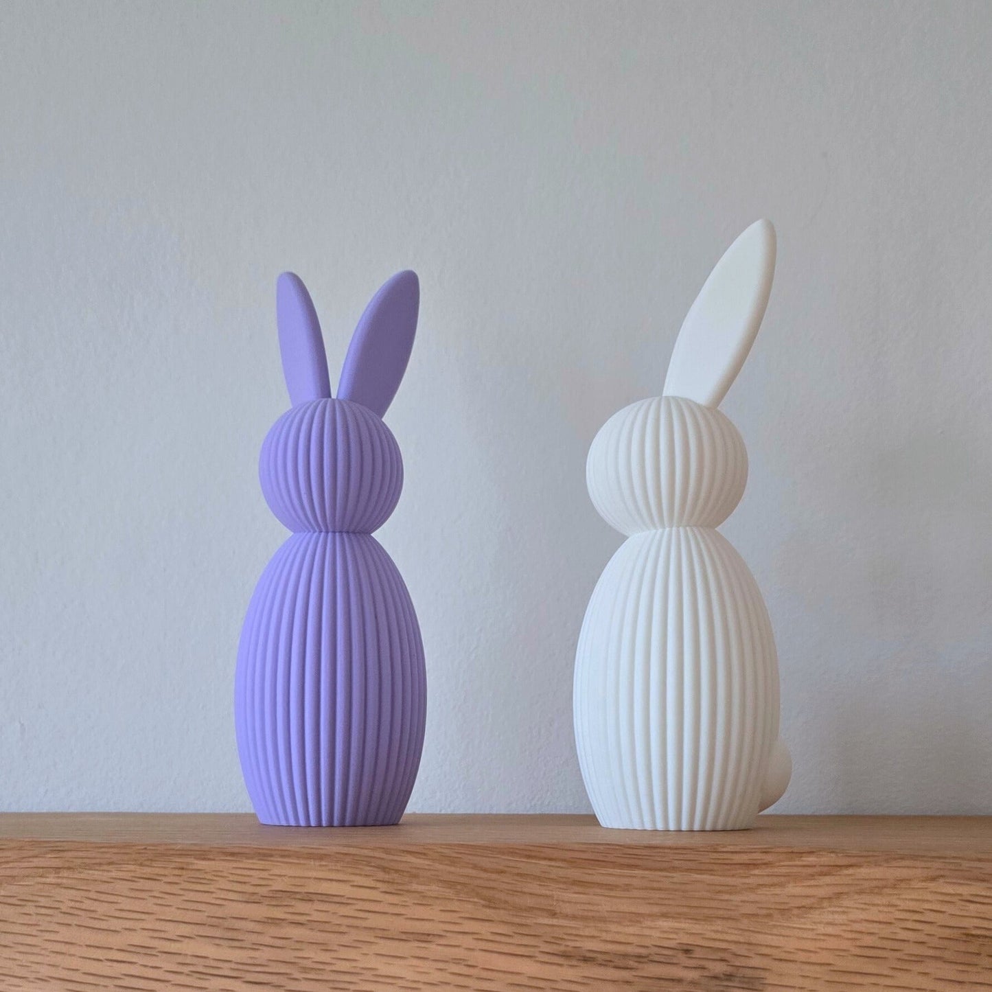 Set Paashaas met staart – minimalistische paasdecoratie