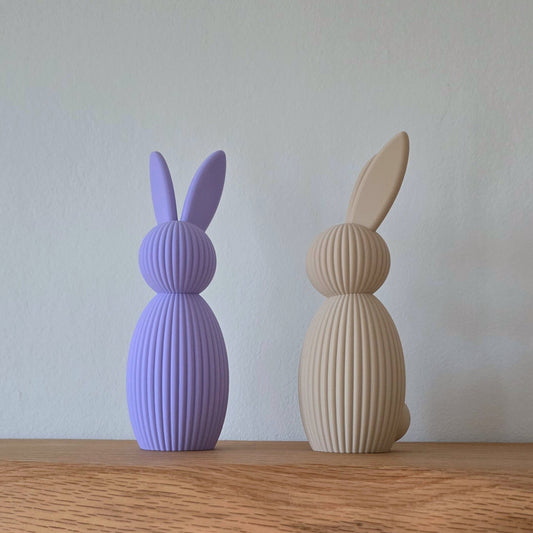 Set Paashaas met staart – minimalistische paasdecoratie