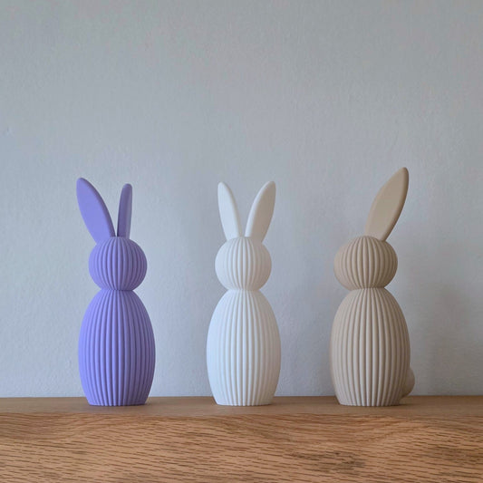Set Paashaas met staart – minimalistische paasdecoratie