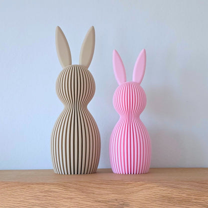 Set Paashaas met oren – minimalistische paasdecoratie