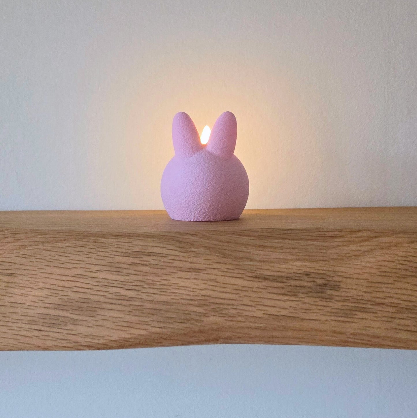 Waxinelichthouder met Paashaas-oren – voor LED-waxinelichtjes