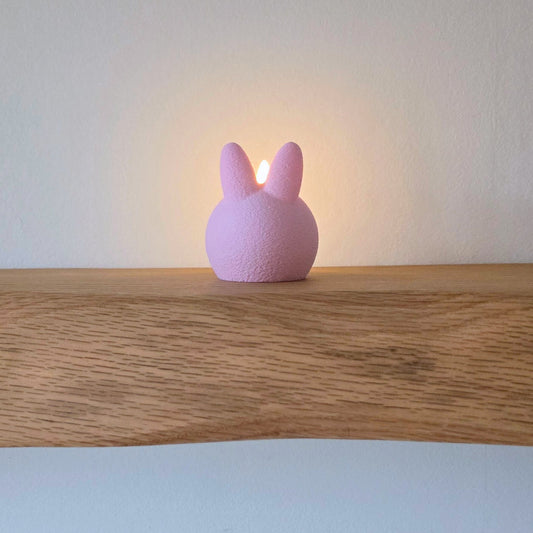 Waxinelichthouder met Paashaas-oren – voor LED-waxinelichtjes