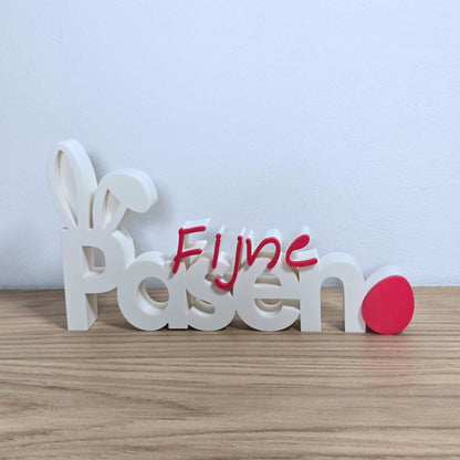 Wordpop Fijne Pasen - Vrolijke Paasversiering voor Decoratie en Cadeau
