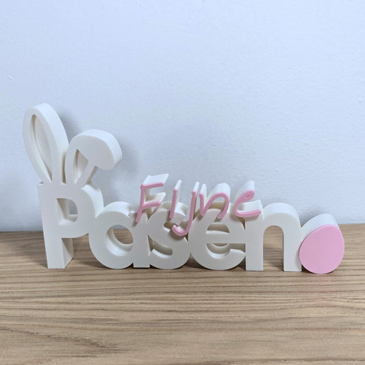 Wordpop Fijne Pasen - Vrolijke Paasversiering voor Decoratie en Cadeau