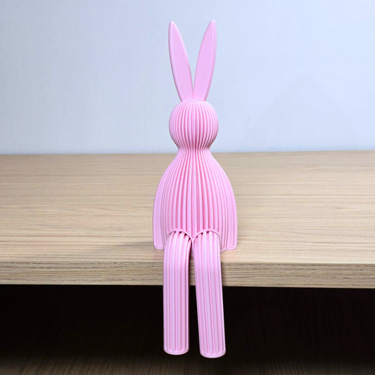 Zittende Paashaas – minimalistische paasdecoratie