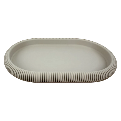 Ovaal Ribbel Designplateau