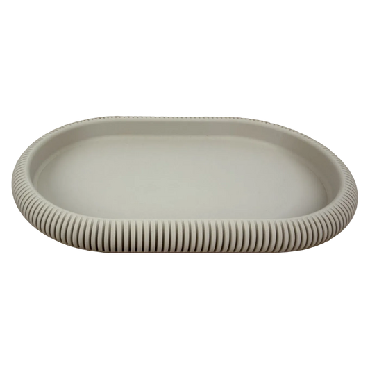 Ovaal Ribbel Designplateau