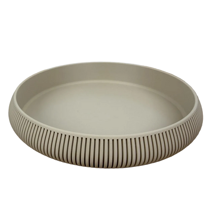 rond ribbel designplateau 20cm op transparante achtergrond
