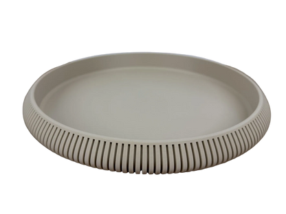 rond ribbel designplateau 30cm op transparante achtergrond