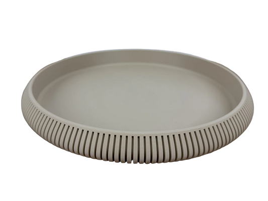 rond ribbel designplateau 30cm op transparante achtergrond